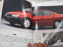 Toyota Carina E 1994 -myyntiesite / sales brochure