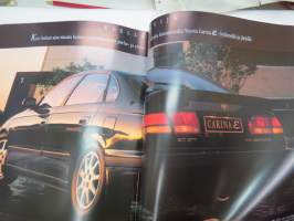 Toyota Carina E 1994 -myyntiesite / sales brochure