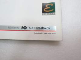 Toyota Carina E 1994 -myyntiesite / sales brochure