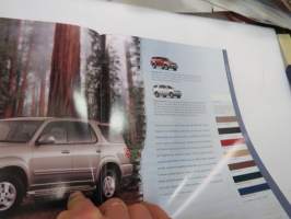 Toyotas 2001 (Toyota 2001 USA) -myyntiesite / sales brochure