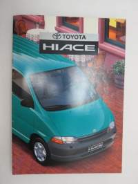 Toyota Hiace -myyntiesite / sales brochure