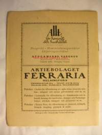 Svenska Teatern Program 1923-24 nr 18 -käsiohjelma