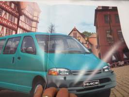 Toyota Hiace -myyntiesite / sales brochure