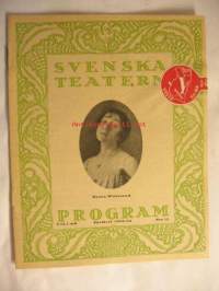 Svenska Teatern Program 1923-24 nr 15 -käsiohjelma