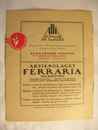 Svenska Teatern Program 1923-24 nr 15 -käsiohjelma