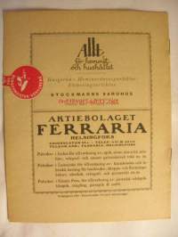 Svenska Teatern Program 1923-24 nr 13 -käsiohjelma