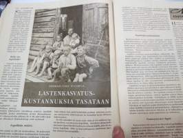 Kotiliesi 1948 nr 18, ilmestynyt 15.9.1948, sis. mm. seur. artikkelit / kuvat / mainokset; Kansikuva Martta Wendelin, SOK kahvit, Turun Linna sinappi