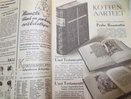 Kotiliesi 1948 nr 19, ilmestynyt 1.10.1948, sis. mm. seur. artikkelit / kuvat / mainokset; Rio Rita - SOK kortiton verokahvi, Suomen Raamattu, Maalaisnuoriso ja