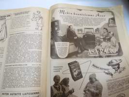 Kotiliesi 1948 nr 19, ilmestynyt 1.10.1948, sis. mm. seur. artikkelit / kuvat / mainokset; Rio Rita - SOK kortiton verokahvi, Suomen Raamattu, Maalaisnuoriso ja