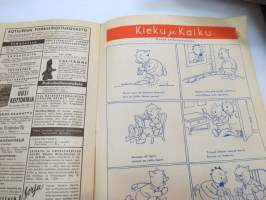Kotiliesi 1948 nr 19, ilmestynyt 1.10.1948, sis. mm. seur. artikkelit / kuvat / mainokset; Rio Rita - SOK kortiton verokahvi, Suomen Raamattu, Maalaisnuoriso ja