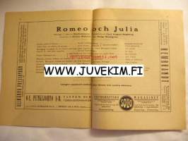 Svenska Teatern Program 1923-24 nr 9 -käsiohjelma