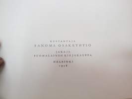 Suomi tahtoi elää -tämä kuvateos on kunnianosoitus sankarivainajille, sotainvalideille, rintamamiehille ja Suomen naisille talvi- ja jatkosodassa -Winter War