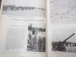 Suomi tahtoi elää -tämä kuvateos on kunnianosoitus sankarivainajille, sotainvalideille, rintamamiehille ja Suomen naisille talvi- ja jatkosodassa -Winter War