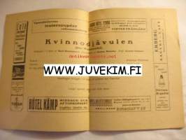 Svenska Teatern Program 1923-24 nr 4 -käsiohjelma