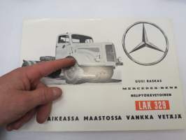 Mercedes-Benz LAK 329/42 190 hv nelipyörävetoinen kuorma-auto -myyntiesite / brochure