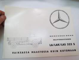 Mercedes-Benz LA/LAK/LAS 322 S/42 138 hv nelipyörävetoinen kuorma-auto -myyntiesite / brochure