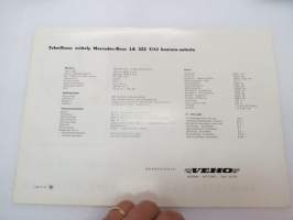 Mercedes-Benz LA/LAK/LAS 322 S/42 138 hv nelipyörävetoinen kuorma-auto -myyntiesite / brochure