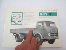 Mercedes-Benz LP/LPS 337 12 ton 190 hv kuorma-auto -myyntiesite / brochure