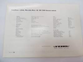 Mercedes-Benz L/LK/LS 322 120 hv kuorma-auto -myyntiesite / brochure
