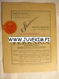 Svenska Teatern Program 1923-24 nr 1 -käsiohjelma