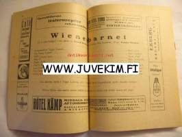 Svenska Teatern Program 1923-24 nr 1 -käsiohjelma