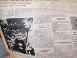 Wihurin Uutiset 1972 nr 3 (96.) Wihuri-yhtymän lehti asiakkailleen, sis. mm. seur. artikkelit / kuvat / mainokset; Kansikuva vesitaso STOL OH-CFC, Sandudd, Maarit