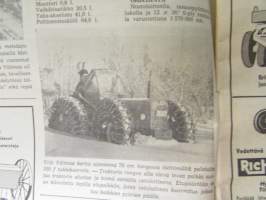 Koneviesti 1962 nr 9, sisältää mm. seur. artikkelit / kuvat / mainokset; Belgialainen suurpuimuri Claeys M 80, Country Commercial Super 4 erikoiskäyttöön,