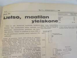 Koneviesti 1962 nr 9, sisältää mm. seur. artikkelit / kuvat / mainokset; Belgialainen suurpuimuri Claeys M 80, Country Commercial Super 4 erikoiskäyttöön,