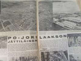Koneviesti 1962 nr 9, sisältää mm. seur. artikkelit / kuvat / mainokset; Belgialainen suurpuimuri Claeys M 80, Country Commercial Super 4 erikoiskäyttöön,