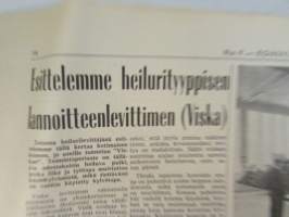 Koneviesti 1962 nr 9, sisältää mm. seur. artikkelit / kuvat / mainokset; Belgialainen suurpuimuri Claeys M 80, Country Commercial Super 4 erikoiskäyttöön,