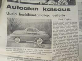 Koneviesti 1962 nr 9, sisältää mm. seur. artikkelit / kuvat / mainokset; Belgialainen suurpuimuri Claeys M 80, Country Commercial Super 4 erikoiskäyttöön,