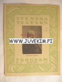 Svenska Teatern Program 1922-23 nr 12 -käsiohjelma