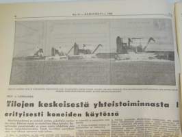 Koneviesti 1966 nr 17, sisältää mm. seur. artikkelit / kuvat / mainokset; Glas 1700 esittely, Norjalainen perunankorjuukone Labor Underhaug, Viljan jäähdytys-