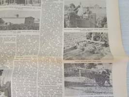 Koneviesti 1966 nr 17, sisältää mm. seur. artikkelit / kuvat / mainokset; Glas 1700 esittely, Norjalainen perunankorjuukone Labor Underhaug, Viljan jäähdytys-