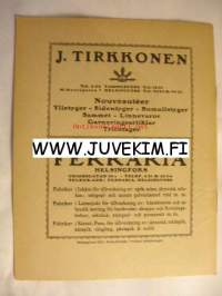 Svenska Teatern Program 1922-23 nr 8 -käsiohjelma