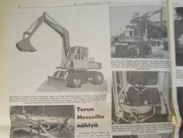 Koneviesti 1966 nr 17, sisältää mm. seur. artikkelit / kuvat / mainokset; Glas 1700 esittely, Norjalainen perunankorjuukone Labor Underhaug, Viljan jäähdytys-