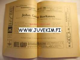 Svenska Teatern Program 1922-23 nr 8 -käsiohjelma