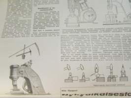 Koneviesti 1966 nr 17, sisältää mm. seur. artikkelit / kuvat / mainokset; Glas 1700 esittely, Norjalainen perunankorjuukone Labor Underhaug, Viljan jäähdytys-