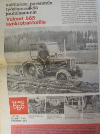 Koneviesti 1966 nr 17, sisältää mm. seur. artikkelit / kuvat / mainokset; Glas 1700 esittely, Norjalainen perunankorjuukone Labor Underhaug, Viljan jäähdytys-