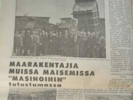 Koneviesti 1966 nr 16, sisältää mm. seur. artikkelit / kuvat / mainokset; Englannin kuninkaalinen maatalousnäyttely Stoneleigh Abbey, Metsänparannusjyrsin