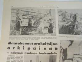 Koneviesti 1966 nr 16, sisältää mm. seur. artikkelit / kuvat / mainokset; Englannin kuninkaalinen maatalousnäyttely Stoneleigh Abbey, Metsänparannusjyrsin