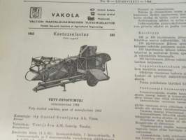 Koneviesti 1966 nr 16, sisältää mm. seur. artikkelit / kuvat / mainokset; Englannin kuninkaalinen maatalousnäyttely Stoneleigh Abbey, Metsänparannusjyrsin
