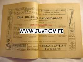 Svenska Teatern Program 1922-23 nr 6 -käsiohjelma