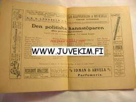 Svenska Teatern Program 1922-23 nr 2 -käsiohjelma