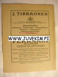 Svenska Teatern Program 1922-23 nr 1 -käsiohjelma