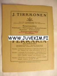 Svenska Teatern Program 1921-22 nr 23 -käsiohjelma