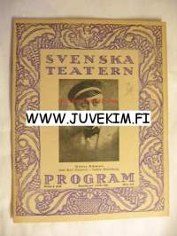 Svenska Teatern Program 1921-22 nr 22 -käsiohjelma