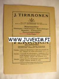 Svenska Teatern Program 1921-22 nr 21 -käsiohjelma
