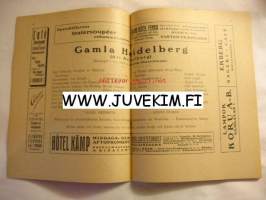 Svenska Teatern Program 1921-22 nr 21 -käsiohjelma