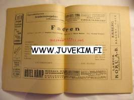 Svenska Teatern Program 1921-22 nr 14 -käsiohjelma